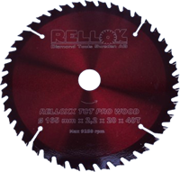 + HM-Klinga Relloxx TCT PRO WOOD Silent 165x2.2/1.4 20-Hål 40-Tänder