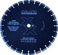+ Diamantkapklinga RELLOXX Asfalt 400 (410mm) Höjd:10 Hål:25.4