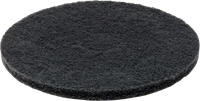 Skurpad / Golvrondell 16-tum 406mm Tjocklek:25mm Svart ca 50%