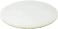 Skurpad / Golvrondell 16-tum 406mm Tjocklek:25mm Vit 0%