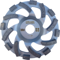 Slipskål 125mm RELLOXX VULKAN Sintered G:30-40 Hål:22.23 Höjd:22