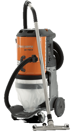 Husqvarna DE110 H Stoftavskiljare 1,1kW 230V komplett med städutr.
